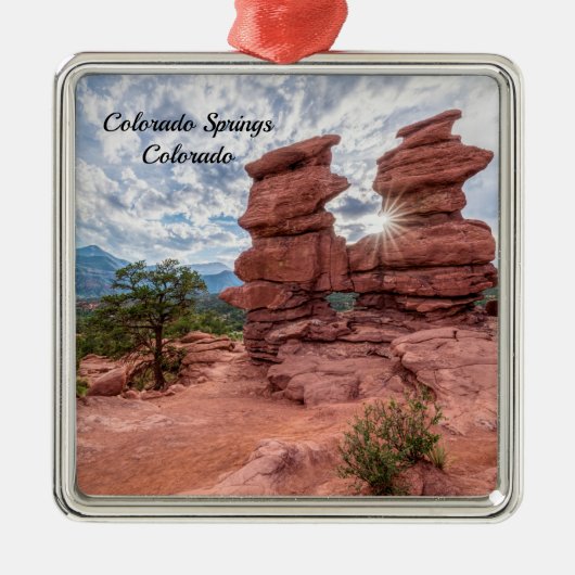 Siamese Twins Colorado Sunburst Premium Ornament (Voorkant)