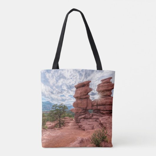 Siamese Twins Colorado Sunburst Tote Bag (Achterkant)