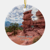 Siamese Twins Colorado Sunset Circle Ornament (Voorkant)