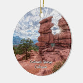 Siamese Twins Colorado Sunset Circle Ornament (Links)