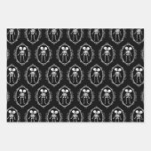 Siamese Twins Skeleton Inpakpapier Vel (Voorkant 2)