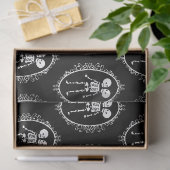 Siamese Twins Skeleton Tissuepapier (Geschenk)