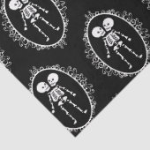 Siamese Twins Skeleton Tissuepapier (Detail)