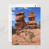 Siamese Twins ~ Tuin of the Gods Briefkaart (Voorkant / Achterkant)