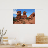 Siamese Twins ~ Tuin of the Gods Poster (Keuken)