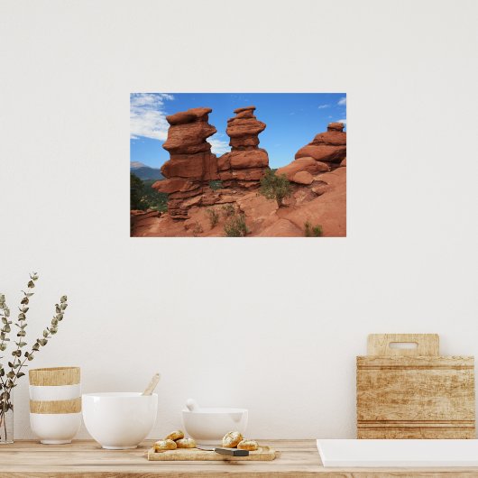 Siamese Twins ~ Tuin of the Gods Poster (Keuken)