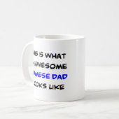 siamese vader, geweldige koffiemok (Voorkant links)