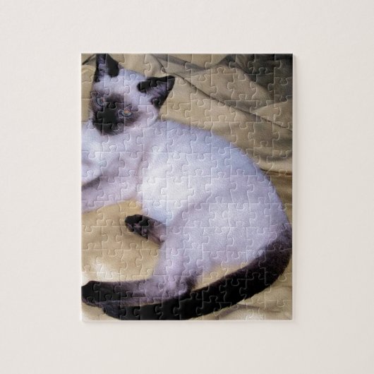 Siamese van het de kunsthuisdier van het legpuzzel (Verticaal)