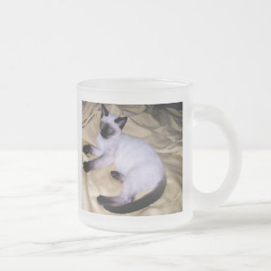 Siamese van het de kunsthuisdier van het matglas koffiemok