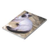 Siamese van het de kunsthuisdier van het notitieblok (Linkerzijde)