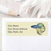 Siamese Vechtvis Etiket (Insitu)