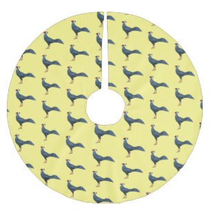 Siamese vuurhaan vogel cartoon illustratie  kerstboom rok