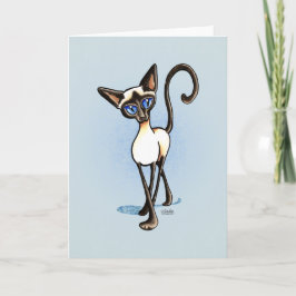 Siamese zegel Point Crosswalk off-Leash Art™ Kaart