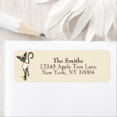 Siamese zegelpunt doorlopen vanaf Leash Art™ Blush Etiket (Insitu)