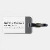 Siamo Tutti Gay - De witte lotus Bagagelabel (Achterkant horizontaal)