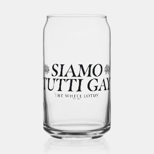 Siamo Tutti Gay - De witte lotus Blikvorm Glas
