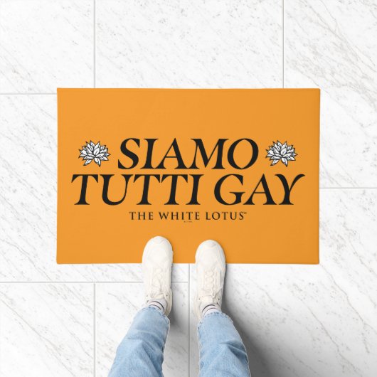 Siamo Tutti Gay - De witte lotus Deurmat (Binnen)