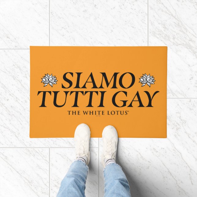 Siamo Tutti Gay - De witte lotus Deurmat (Binnen)