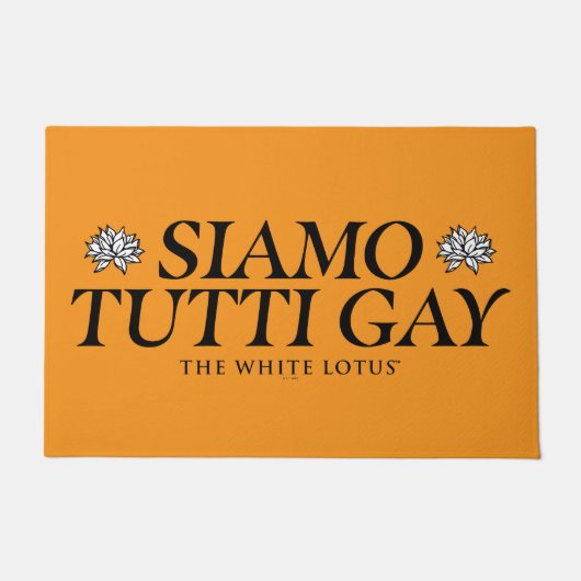 Siamo Tutti Gay - De witte lotus Deurmat (Voorkant)