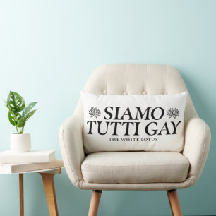 Siamo Tutti Gay - De witte lotus Kussen