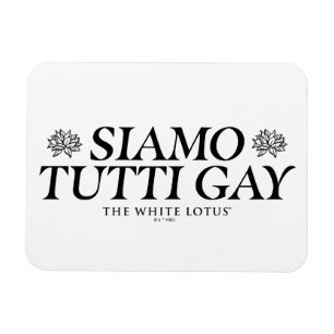 Siamo Tutti Gay - De witte lotus Magneet
