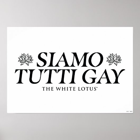Siamo Tutti Gay - De witte lotus Poster (Voorkant)
