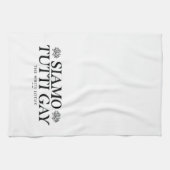 Siamo Tutti Gay - De witte lotus Theedoek (Horizontaal)