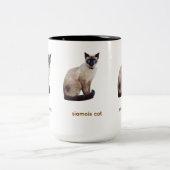 siamois cat mug tweekleurige koffiemok (Center)