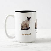 siamois cat mug tweekleurige koffiemok (Links)