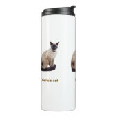 siamois cat Thermal Tumble Thermosbeker (Gedraaid links)