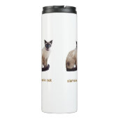 siamois cat Thermal Tumble Thermosbeker (Achterkant)