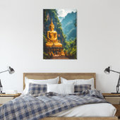Siam's Eeuwige Zetel Canvas Afdruk (Insitu (Slaapkamer))