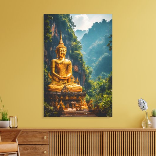 Siam's Eeuwige Zetel Canvas Afdruk (Insitu (Woonkamer))