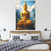 Siam's Golden Soul Canvas Afdruk (Insitu (Slaapkamer))