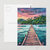 Siargao-eiland Filipijnen Briefkaart (Voorkant / Achterkant)