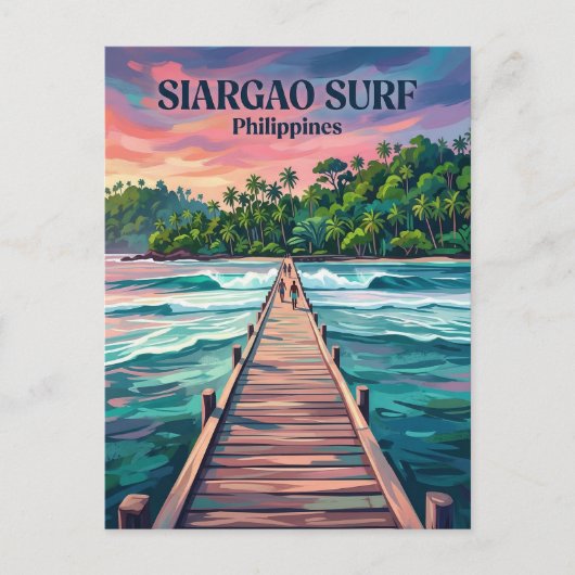 Siargao-eiland Filipijnen Briefkaart (Voorkant)