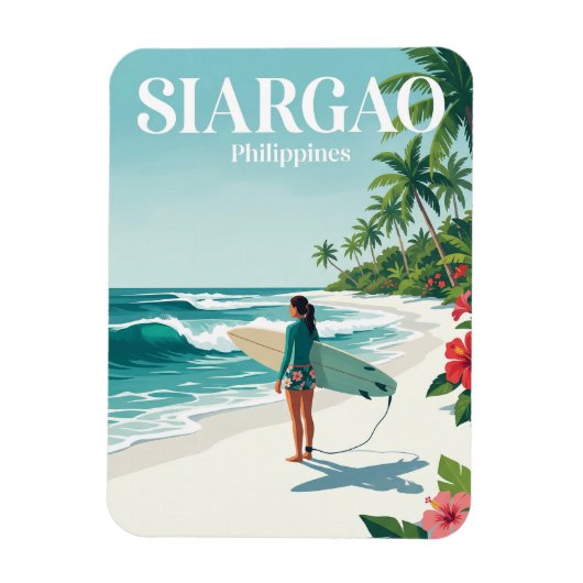 Siargao Filipijnen Magneet (Verticaal)