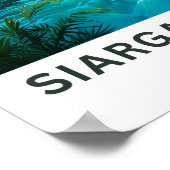 Siargao Island Filipijnen Reisprint Poster (Hoek)