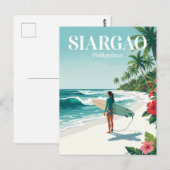 Siargao Philippines Briefkaart (Voorkant / Achterkant)