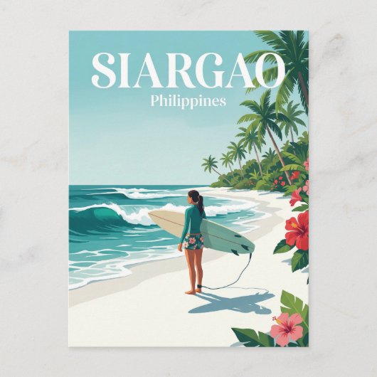 Siargao Philippines Briefkaart (Voorkant)