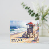 Siasconset Beach VS Briefkaart (Staand voorkant)