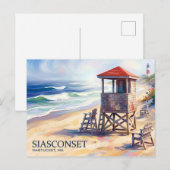Siasconset Beach VS Briefkaart (Voorkant / Achterkant)