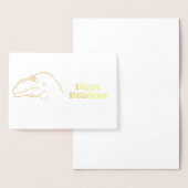 Siats Folie Prettige feestdagen kaart (Display)