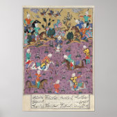 Siavosh Spelend Polo met Afrasiab Poster (Voorkant)