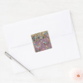 Siavosh Spelend Polo met Afrasiab Vierkante Sticker (Envelop)