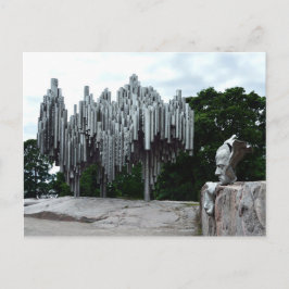 Sibelius Monument, Helsinki Finland Briefkaart