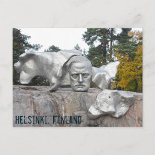 Sibelius monument, Helsinki, Finland Briefkaart
