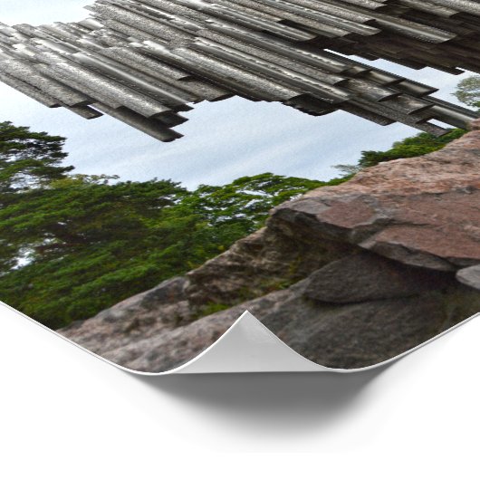 Sibelius Monument, Helsinki, Finland Poster (Hoek)