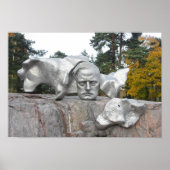 Sibelius monument, Helsinki, Finland Poster (Voorkant)