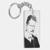 Sibelius: schets van Albert Engström (1904) Keycha Sleutelhanger (Voorkant Links)